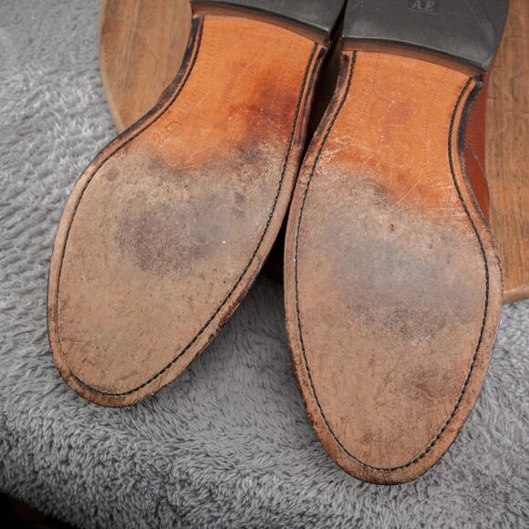 Allen Edmonds "RANDOLPH" Men's Slip-On Penny Loafers 10 D Brown USA 4829 - Picture 8 of 9